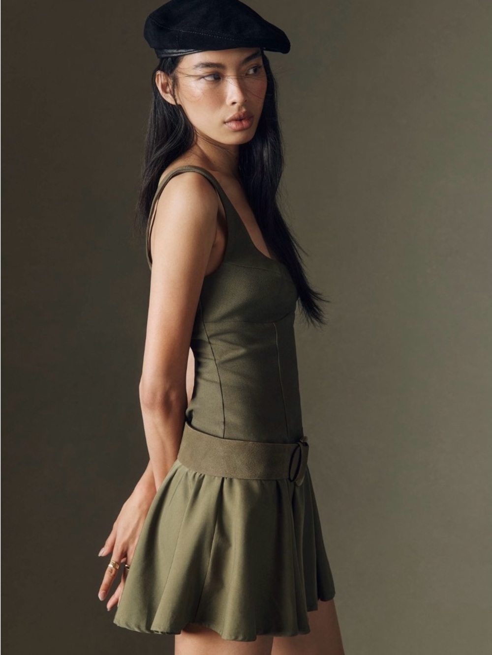 SOVERE Demi Sleeveless Scoop-Neck Mini Dress